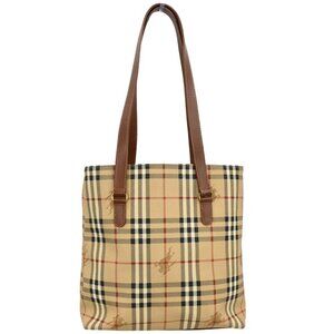 Burberry Beige House Check Tote Bag XX05765